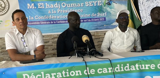 Read more about the article AG confédération africaine de surf : Le candidat du Sénégal, Oumar Sèye, en pôle position pour la présidence