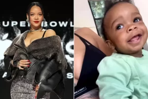 Read more about the article Pâques : Rihanna, enceinte, et les adorables photos avec son fils