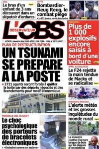 Read more about the article Une des quotidiens du jeudi 4 mai 2023
