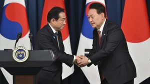 Lire la suite à propos de l’article Le Japon et la Corée du Sud confirment leur rapprochement stratégique