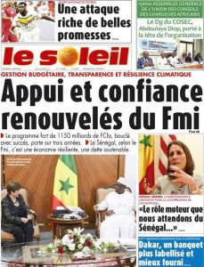 Read more about the article Une des quotidiens du vendredi 12 mai 2023