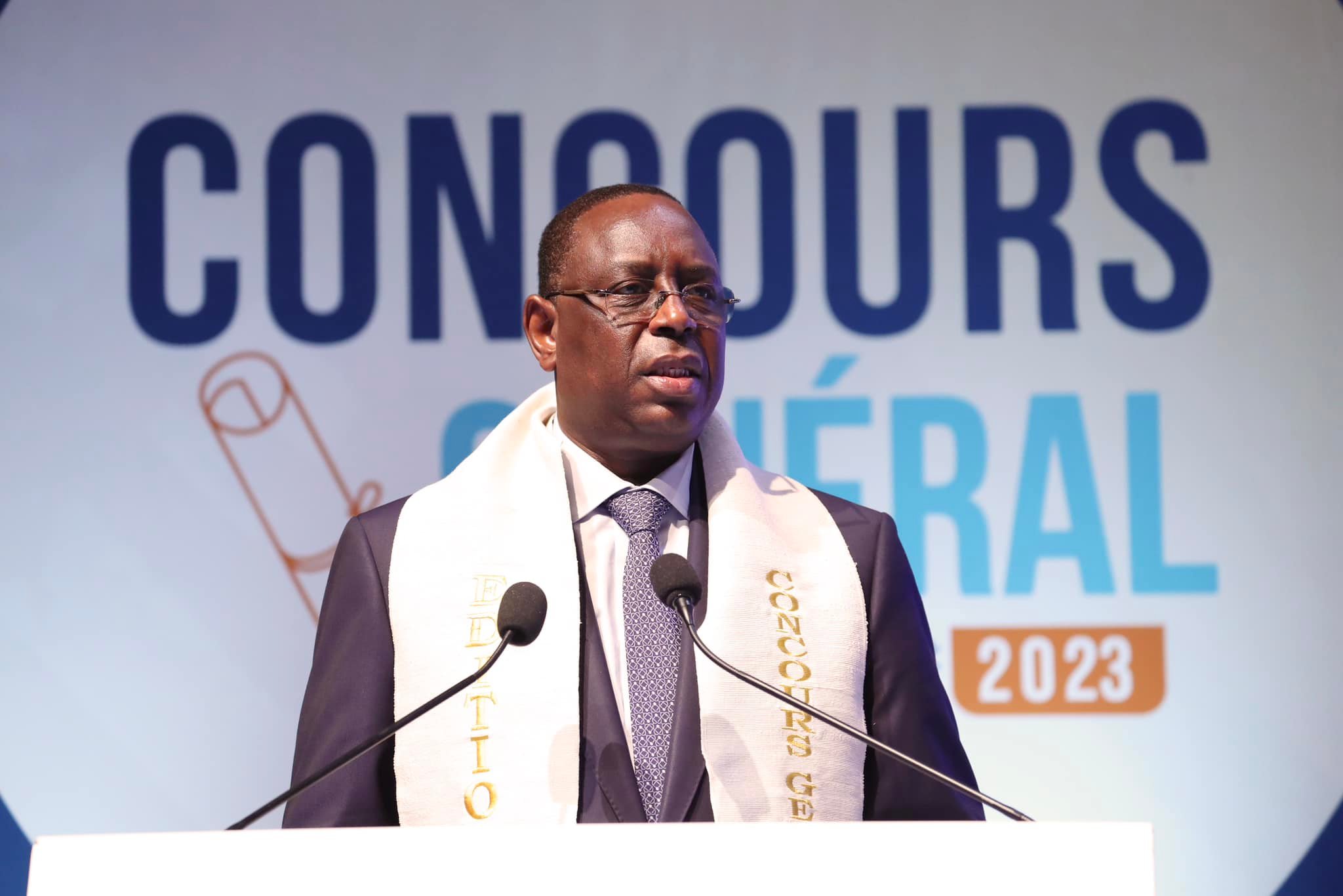 You are currently viewing Concours général 2023 : Macky Sall plaide pour un Sénégal des bâtisseurs et non des casseurs