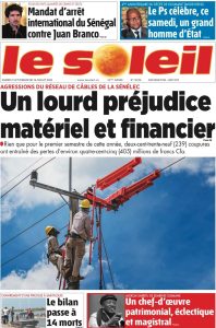 Read more about the article Une des quotidiens du samedi 15 juillet 2023