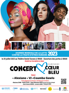 Read more about the article Journée mondiale de la lutte contre la traite d’êtres humains : lancement de la Campagne Cœur Bleu à Dakar