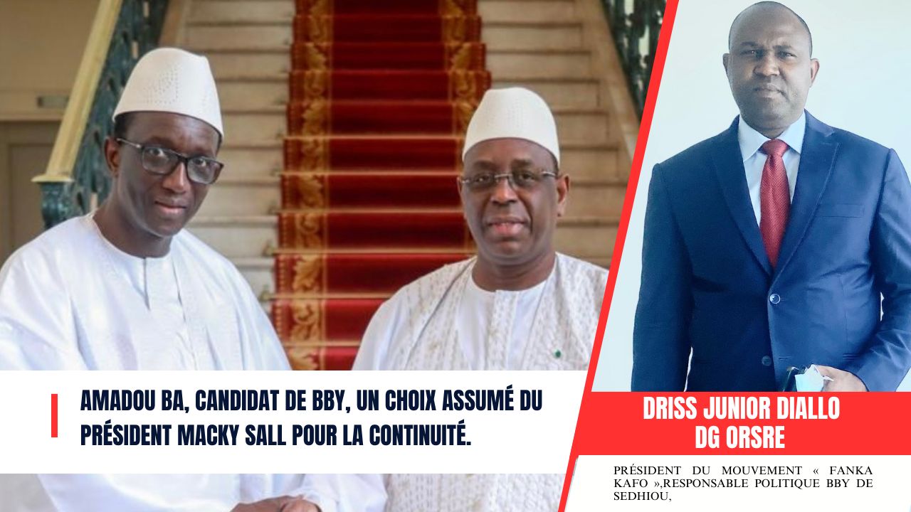 Read more about the article Amadou Ba candidat de BBY, un choix assumé du président Macky Sall pour la continuité (par Driss Junior Diallo)