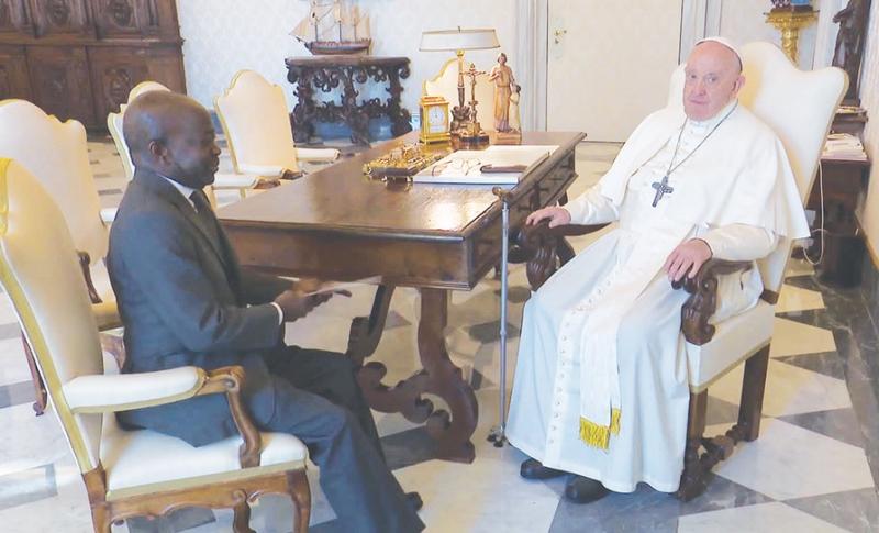 Read more about the article JOJ Dakar 2026 : Mamadou Diagna Ndiaye reçoit les vœux de réussite du Pape François