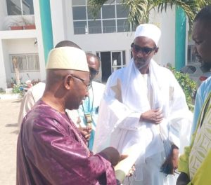Lire la suite à propos de l’article Grande nuit du Prophète : l’imam El Hadji Mamadou Gassama reçu par le porte-parole du Khalife de Ndiassane