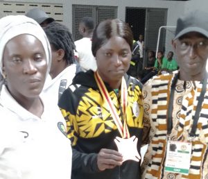 Lire la suite à propos de l’article Jeux africains – Lutte : Safiétou Goubiaby remporte une médaille de bronze