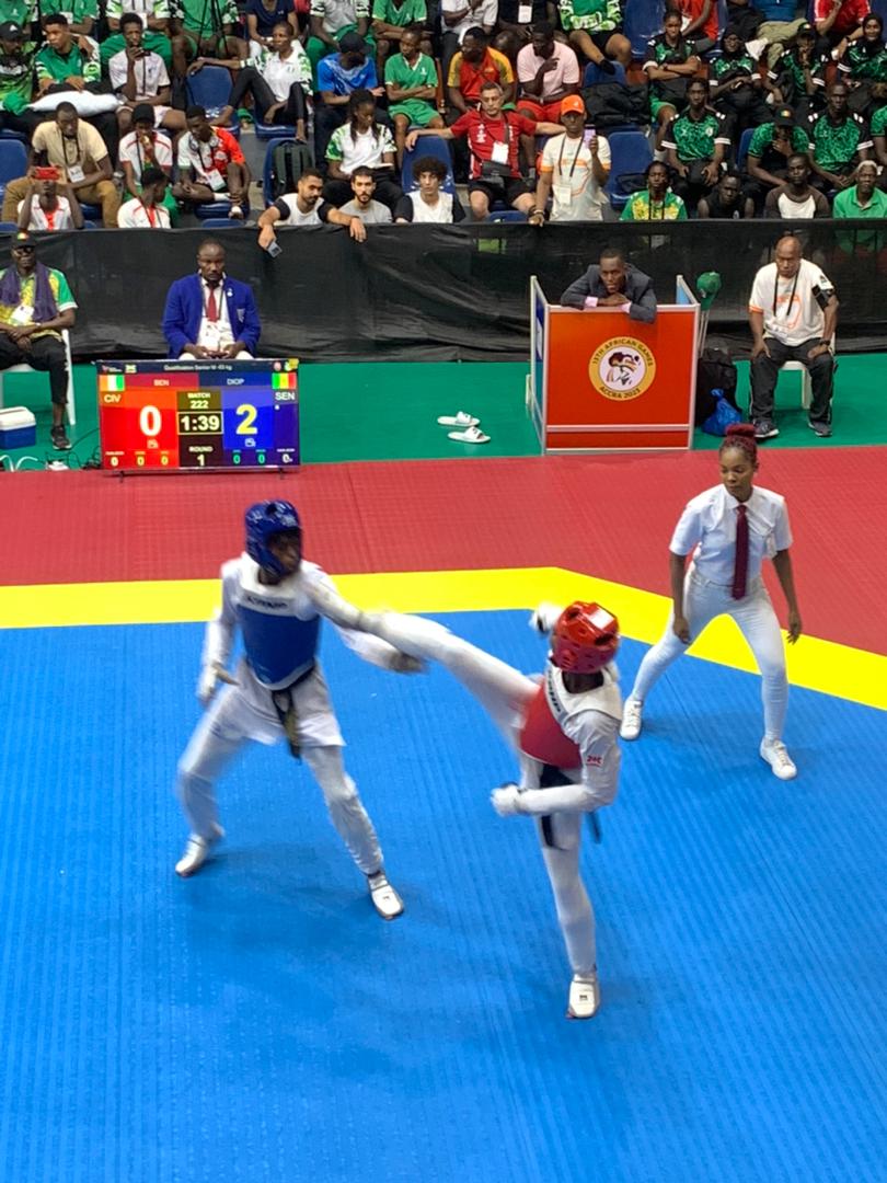 Lire la suite à propos de l’article Jeux africains – Taekwondo : blessé, Bocar Diop abandonne en pleine finale
