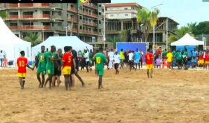 Lire la suite à propos de l’article Préliminaires CAN Beach Soccer : la Guinée chute lourdement contre le Sénégal